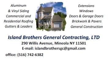 Image Of Island Brothers General Contracting Business Card Image Of Island Brothers General Contracting Business Card